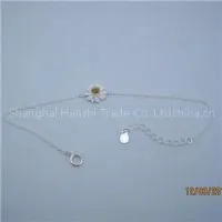 Creative Chrysanthemum Charm For Woman Silver Bracelets SSH011 thumbnail-1