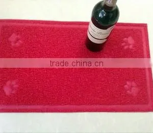 Hot Sales PVC Coil Kitty Litter Mat, PVC Pet Mats With Various Shapes thumbnail-1