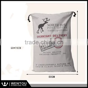 6 Designs Personalized Hessian Christmas Gift Bag Santa Sacks thumbnail-6