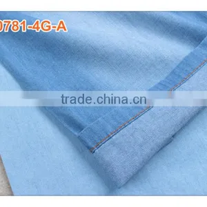 Dark Blue Good Stretch Denim Fabric for Girl Dress thumbnail-3