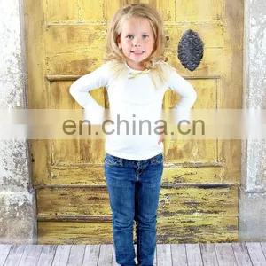 Ivory Girls American Flag Print Tee,plain Tee,knit Tee Custom thumbnail-3