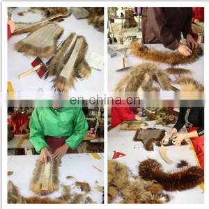 Factory Wholesale High Quality Cheap Price Raccoon Skins Raccoon Trimming thumbnail-1