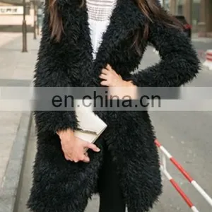 Women Faux Fur Long Coat thumbnail-3