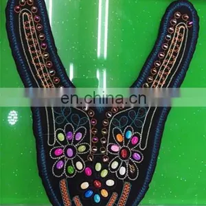 Handmade Embroidered Neckline With Bead Wholesale Decorative Neck thumbnail-5