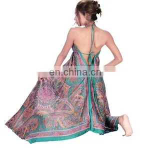 Multiwear Satin Scarf Dress thumbnail-1