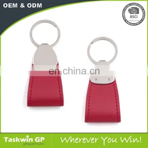 2017 China Factory Modern ODM/OEM Leather Metal Keychain thumbnail-3