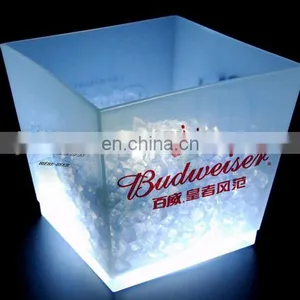 Personalized Square Plastic Led Ice Bucket for Parties thumbnail-5