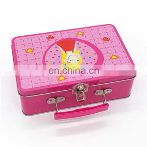 2015 New Design Cute Lunch Tin Box With Lock and Key thumbnail-6
