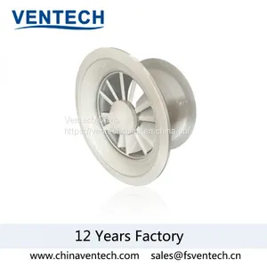 HAVC Adjustable Aluminum Round Swirl Air Diffuser China Supplier thumbnail-1