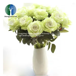 Artificial Plant Black Rose Flower Real Touch Bouquet thumbnail-1