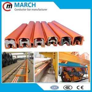 125A Galvanized Steel Conductor Rail for Overhead Crane thumbnail-3