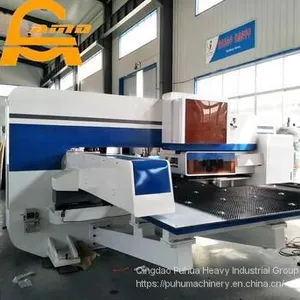 AMD-357 6mm Steel Plate Hydraulic Cnc Turret Punch Machine thumbnail-1