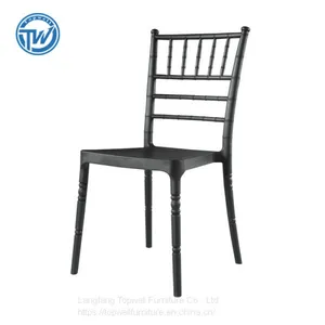 DC-6011 Topwell High Quality Plastic Chair Dining Chair Stackable Chair thumbnail-3