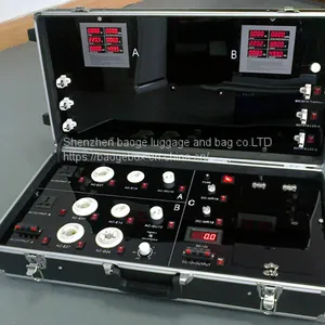 Led Par Flight Case Silver / Black / Blue Color Steel Handle Case thumbnail-3