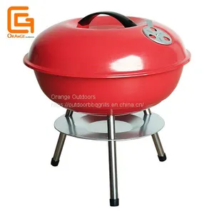 14 Inch Charcoal Kettle Grill Outdoor Barbeque Portable Grills thumbnail-1