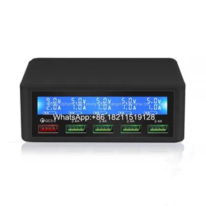 Fast Charge QC3.0 Multi Port Usb Charger 5 Desk Charger Station For Multiple Devices thumbnail-1