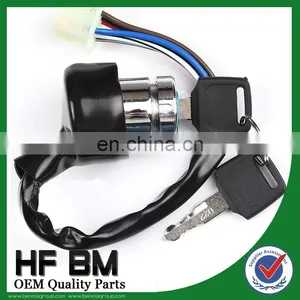 AX100 Universal Motorcycle Ignition Key Switch 6 Wire thumbnail-1