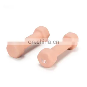 Fitness Equipment Adjustable Dumbbell Logo Plastic Dip Dumbbell Sets thumbnail-6