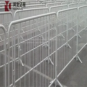 Temporary Steel Road Safety Barricade Crowd Control Barriers thumbnail-2