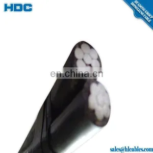 Overhead Aluminum Conductor Twisted 2*10mm2 Aerial Abc Cable thumbnail-4