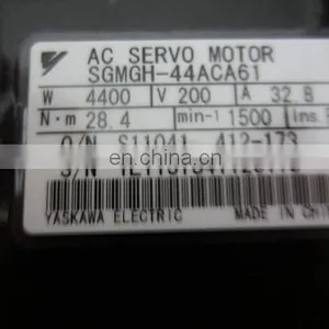 Yaskawa Sigma5 4.4kw Servo Motor Engine SGMSH-44ACA61 For Sewing Machine thumbnail-4