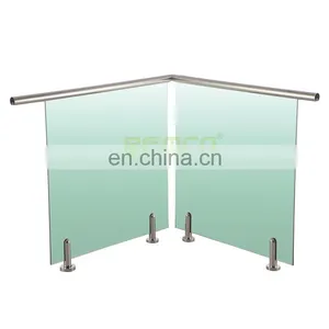 Popular Glass Holder Type Stainless Steel 48mm Terrace Glass Railing thumbnail-5