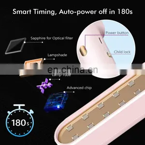 New Ultraviolet Sterilization Lamp Portable Led Ultraviolet Sterilization Stick Rechargeable uv Sterilization Sterilizer thumbnail-2