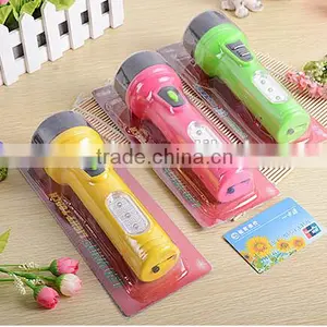 Indoor Cheap 6+3led Plastic Rechargeable Flashlight thumbnail-3