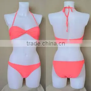 Ladies Fashion Swimwear With Twist Bra thumbnail-1