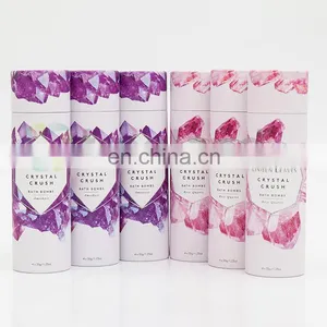 Manufacture Cylinder Bath Bomb Packaging Paper Cardboard Packaging Boxes thumbnail-3