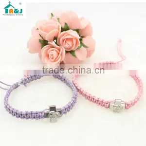 Saints Knotted Cord Bracelet thumbnail-4