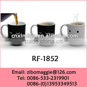 Wholesale 11oz Can Shape Ceramic Smile Face Designed Color Changing Mug & Magic Cup thumbnail-1