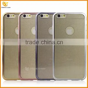 Wholesale Plating Transparent Tpu Soft Case for Iphone 6 thumbnail-1