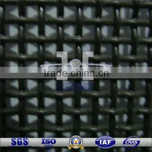 Black Coated Stainless Steel Security Woven Wire Mesh thumbnail-1