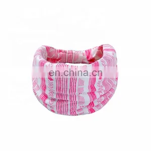 Cheap Custom Sublimation Headband Solid Twist Elastic Hairbands With Button thumbnail-2