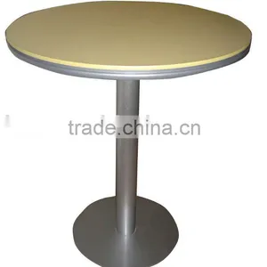 Stainless Steel Round Reception Desks Commercial Office Furniture HD-06 thumbnail-1
