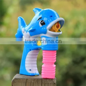Happy Winter Toys True Color Spray Paint Music Bubble Gun for Kids thumbnail-2