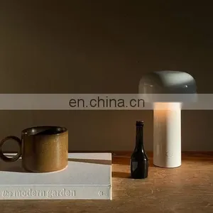 Modern Simple Unique Design Nordic Light Luxury Cute Mushroom Shape LED Night Light Table Lamp thumbnail-3