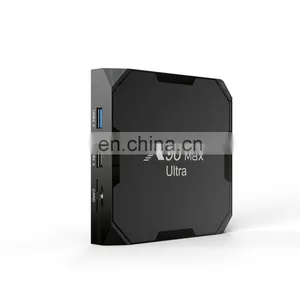 AV1 Support X96 Max+ Ultra Android 11.0 TV Box Amlogic S905X4 2.4G/5G WiFi 8K H.265 HEVC Set Top Box Media Player OEM X96 Max thumbnail-1
