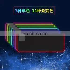 Fast 10w Wireless Charging Keyboard Mat Rgb Led Light Gaming Mouse Pad With Wireless Charger thumbnail-2