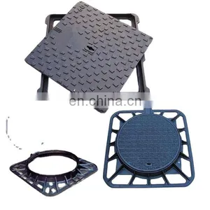 Wholesale Ductile Iron Casting Cast Iron Manhole Cover thumbnail-1