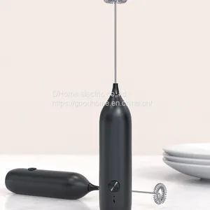 Electric Milk Beater New Stainless Steel Coffee Cream Electric Milk Bubbler Portable Blender（Wechat:13510231336） thumbnail-2