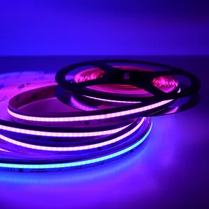 New Dam Type Dream Color Digital COB Strip Light LC8806N 24V LED Strip Light 720LEDS/M IC External Digital Strip Cob thumbnail-1