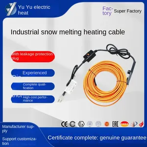 Herstellerbezogene Haushalts-Elektroheizkabel mit Kupferleiter und PVC-Isolierung für Anwendungen beim Schneeschmelzen auf Dachrinnen und Straßen thumbnail-6