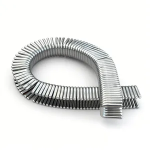 E410 Supermarket U Shaped Aluminum Sausage Clips Tighteners Machine Food Packing Sealed Clip thumbnail-2