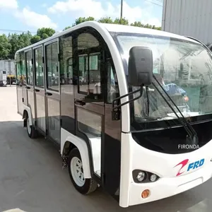 14-seater Enclosed Electric Sightseeing Vehicle With Doors for Parks, Schools and Scenic Spots in Xuzhou thumbnail-1