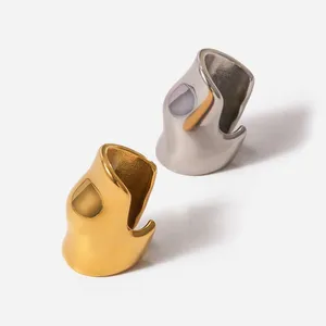 Fashion Hypoallergenic Stainless Steel Stud Earrings for Sensitive Skin thumbnail-1