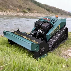 Vigorun MTSK800 Lawn Mover Rc CE EPA Approved Gasoline Engine Self-Locking Slope Safety Flail Mulcher Embankment Mower thumbnail-2