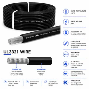 UL3321 HOOK UP WIRE 150ºC 600V XLPE INSULATION WIRE thumbnail-1