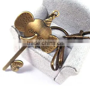 Keychain Manufacturers in China Promotional Oem Laser Logo Elephant Keychain thumbnail-3